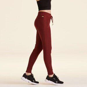 NWT ALALA Rise Jogger Pants in Dark Crimson Red, size S